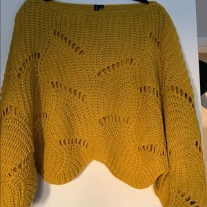 Moon and Madison - Yellow Sweater